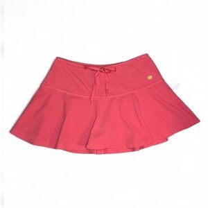 NWT Y2K Aeropostale Pink Cotton Skirt with Built-in Shorts Preppy Size Medium